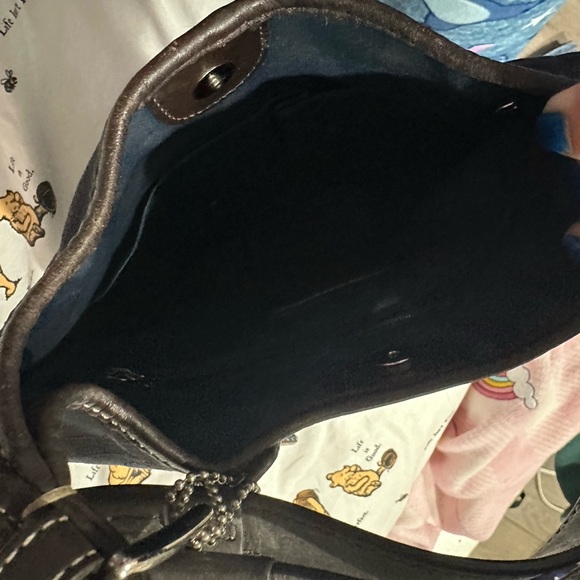 Coach Navy and Black Shoulder Bag - Picture 3 of 4